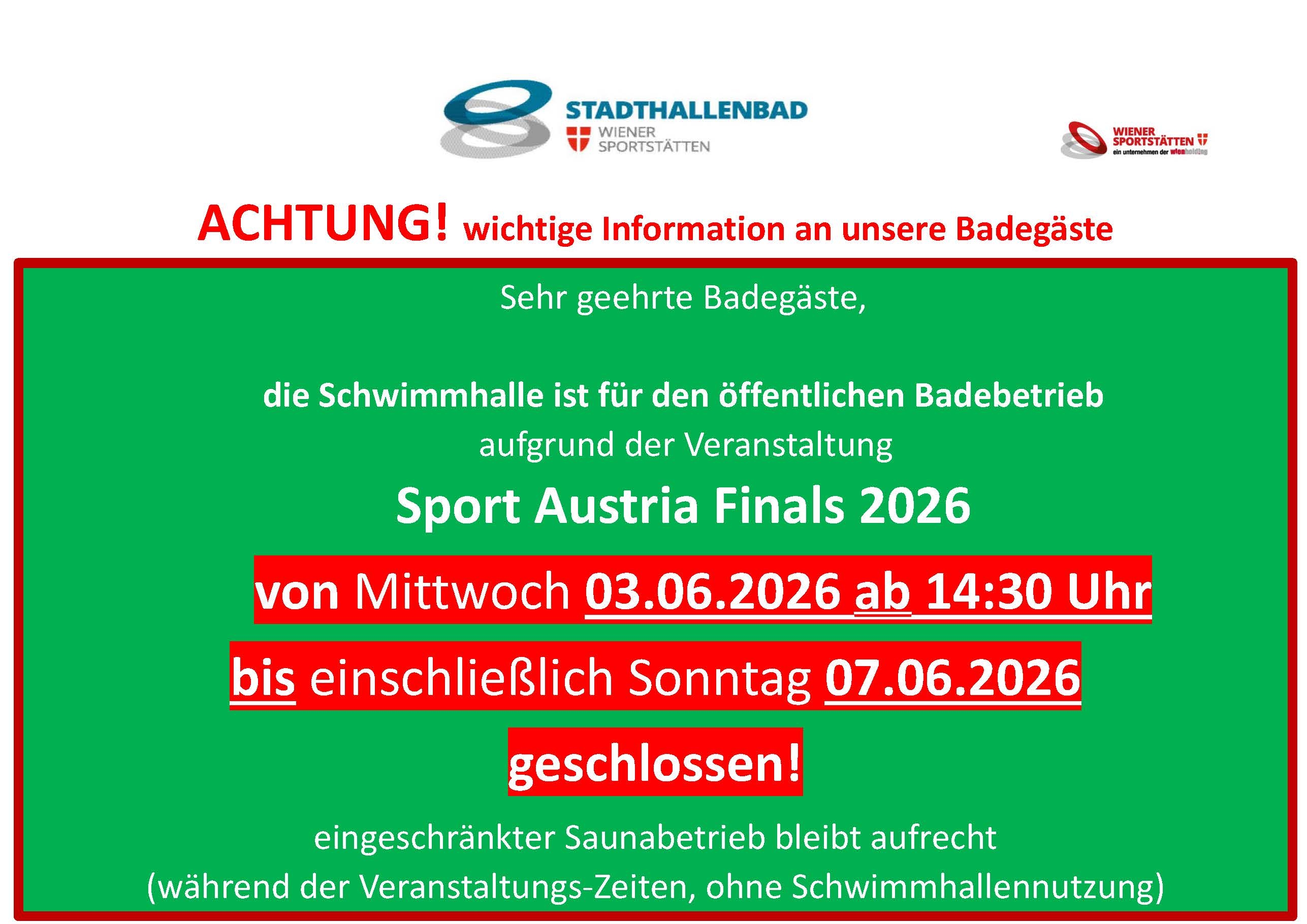 STHB Austrian Finals 2026 ©WSB