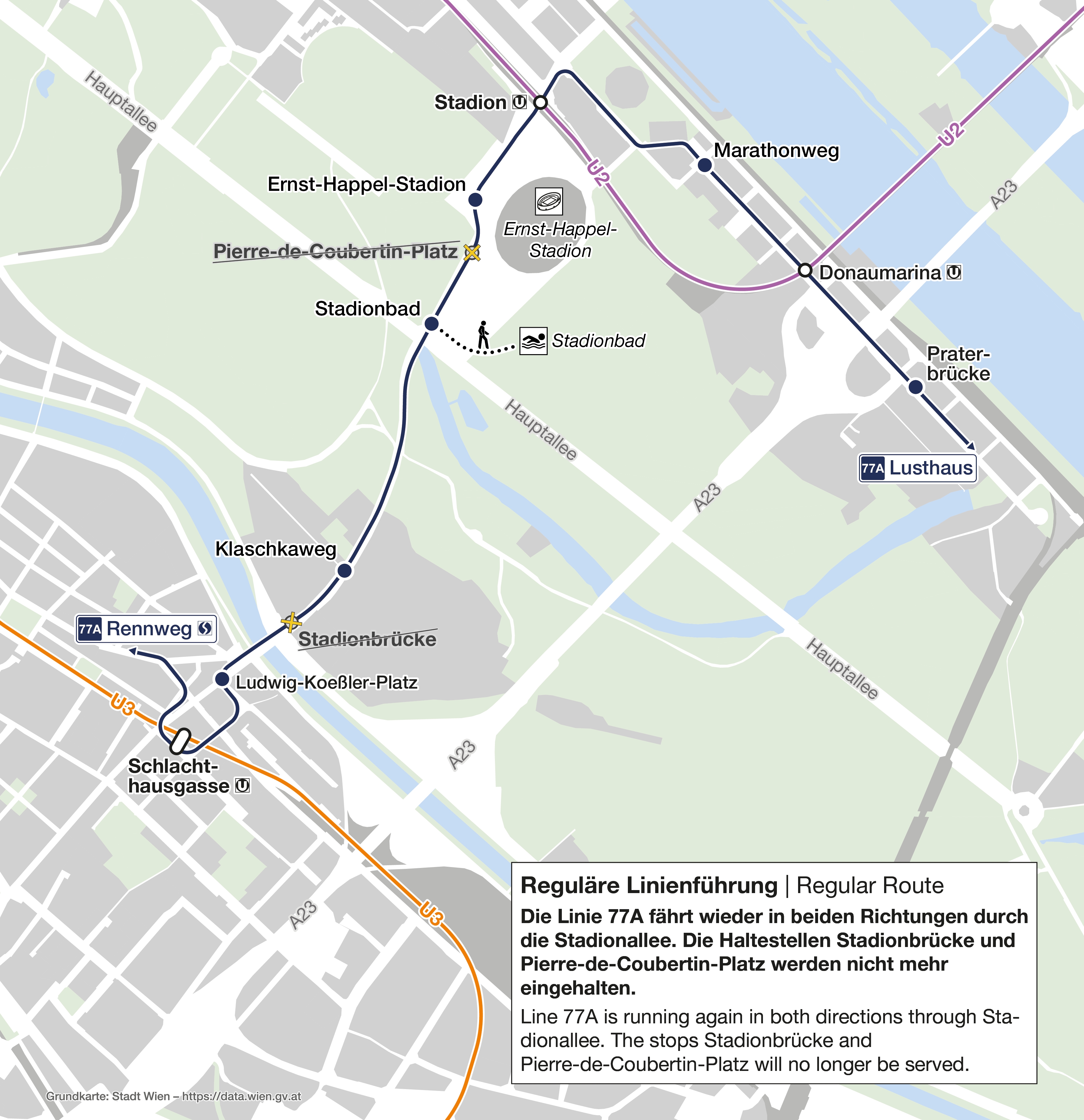 Fahrplan 77a 2026 ©wsb