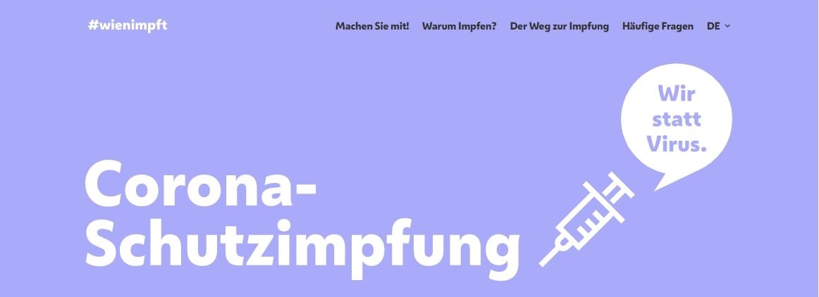 Covid-Impfung ©#wienimpft